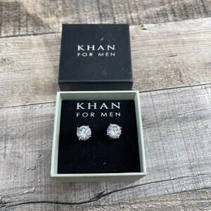 Khan For Men Large Stud Earrings